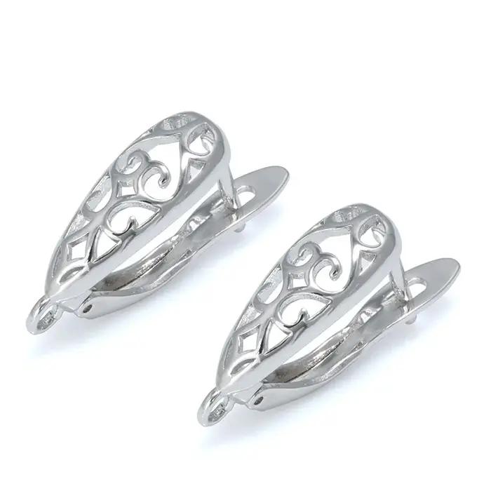 Crochets de boucles d'oreilles en Bronze Antique, 1 paire, accessoires pour bricolage de femmes, fournitures de fabrication de bijoux faits à la main, sans plomb, sans Nickel