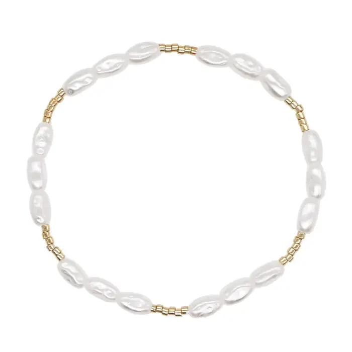 Go2boho-Bracelet de perles de perles pour femme, bijoux fins, minimaliste, mode d'été, chic, nouveau