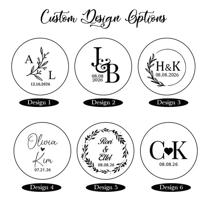 Boîte à alliances personnalisée ronde en bois avec fenêtre en verre pour demande en mariage et cadeaux d'anniversaire de mariage couleurs saphir profond jaune fluo kaki foncé