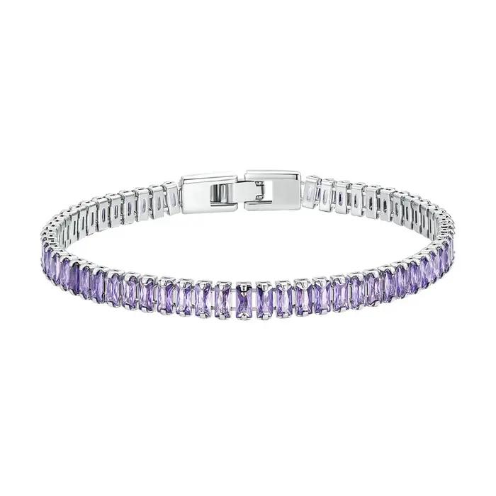 Bamoer – Bracelet carré brillant en Zircon pour femmes