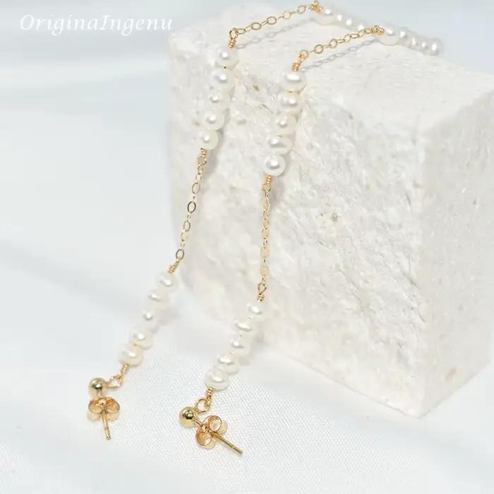 Boucles d'oreilles en perles naturelles