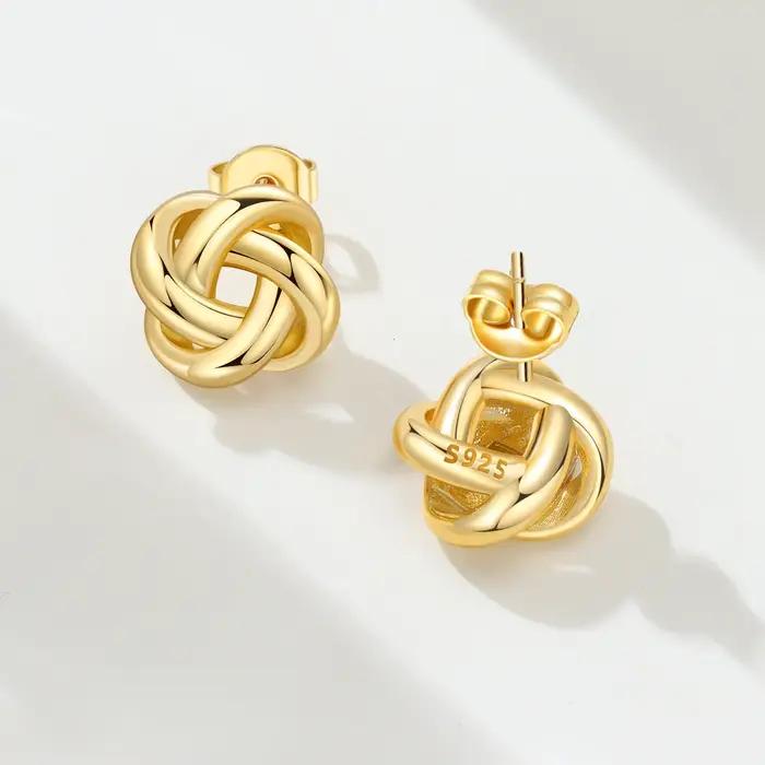 MISEFF – boucles d'oreilles en argent Sterling S925