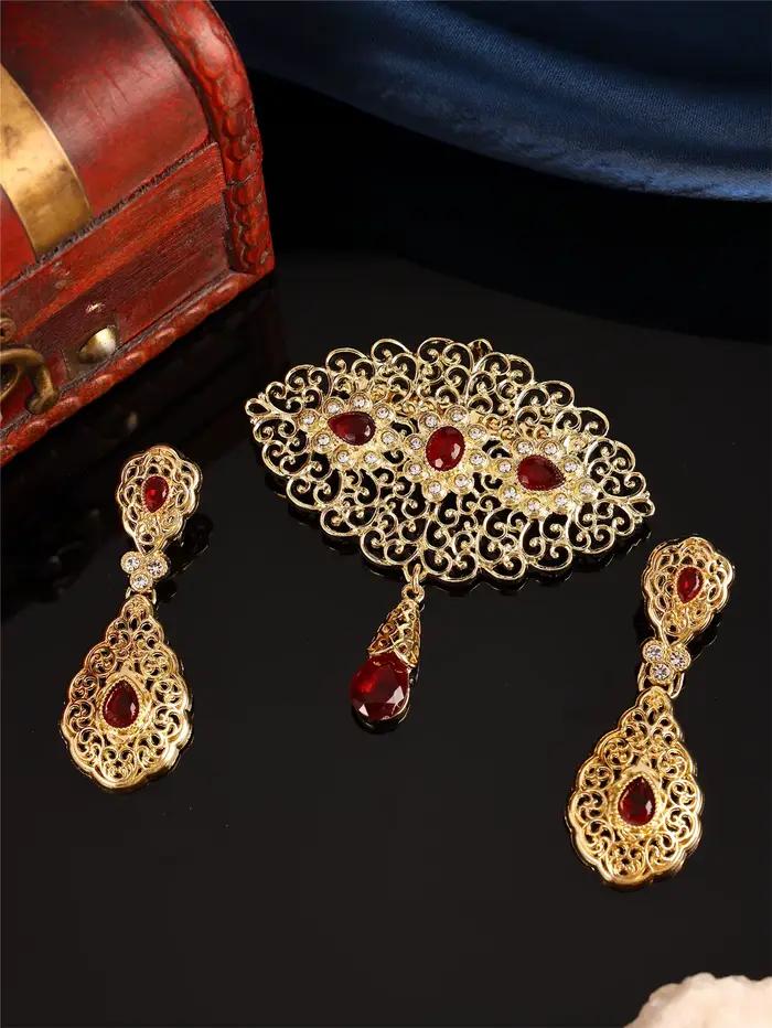 Ensemble de bijoux de mariage marocain pour mariée