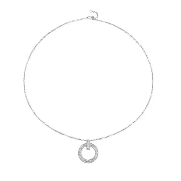 Collier en Moissanite avec certificat, chaîne en argent sterling 925 pour femmes, bijou de luxe élégant pour occasions spéciales