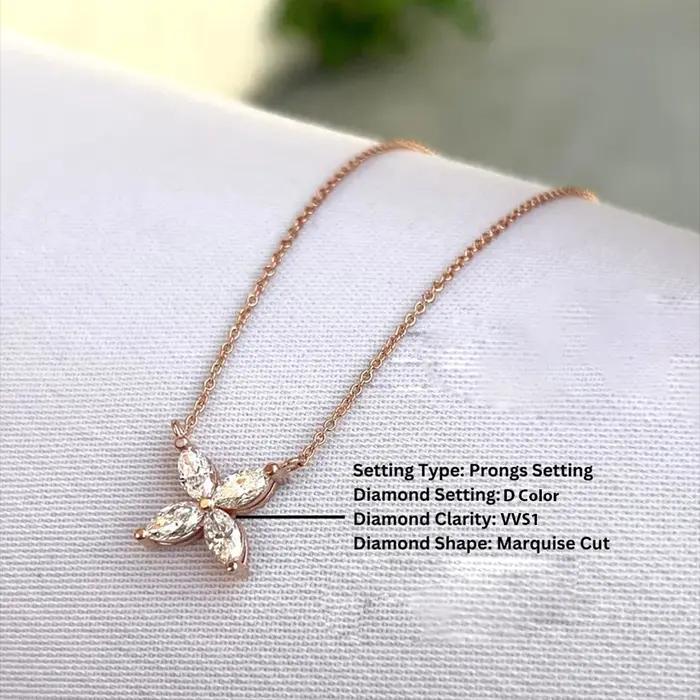 Ensemble de bijoux Moissanite élégants en argent 925 avec certificat pour femmes et occasions spéciales comme les mariages et les anniversaires