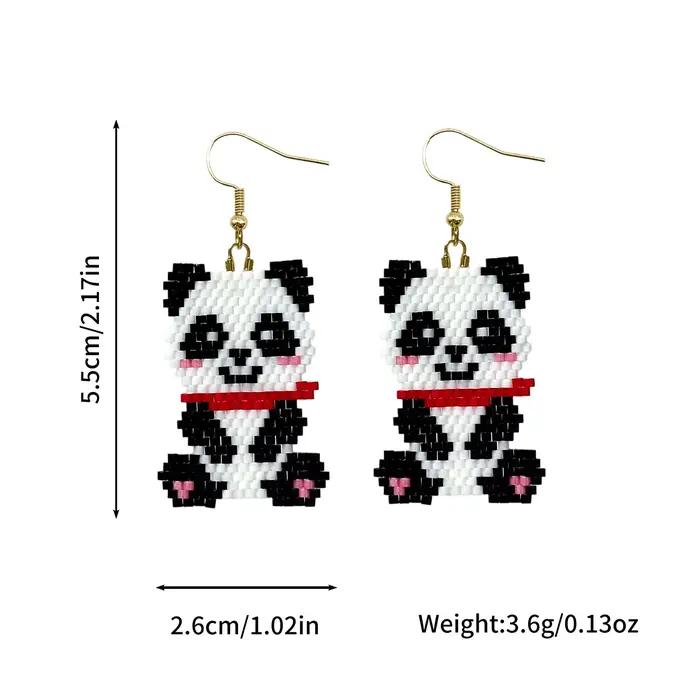 Boucles d'oreilles à perles de dessin animé mignonnes pour femmes