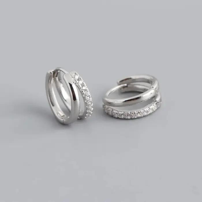 Boucles d'oreilles en acier inoxydable pour femmes