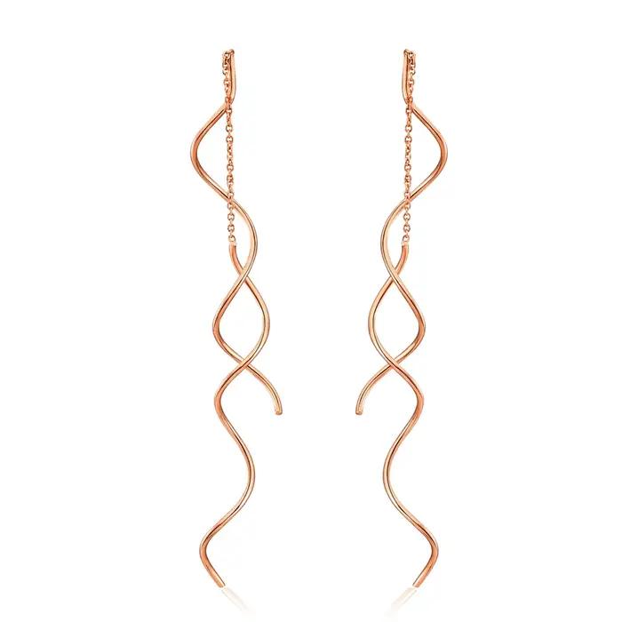 Boucles d'oreilles longues à pampilles pour femmes