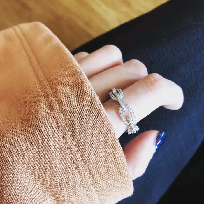 Bague empilable en argent Sterling 925 pour femmes