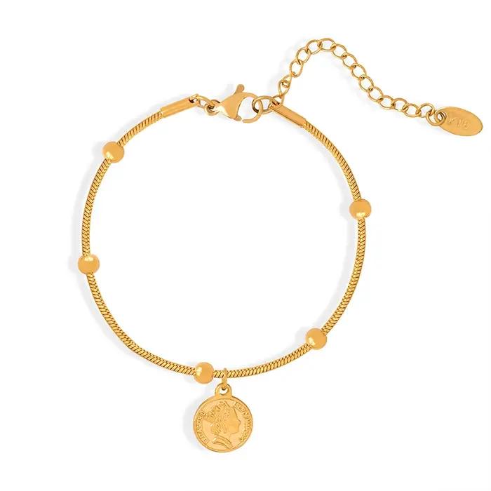 ChimJOBracelet en or pour femme, bijoux fantaisie, cadeau