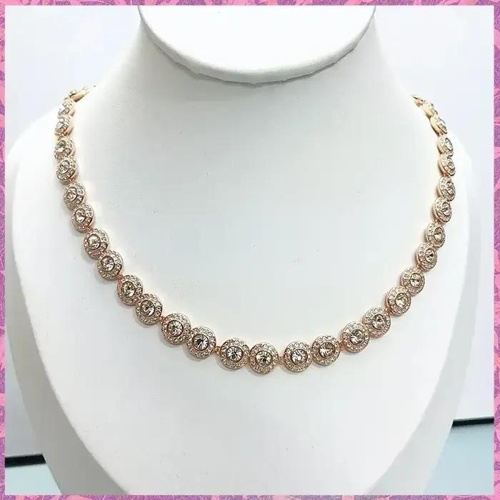 Ensemble de bijoux de luxe exquis de haute qualité UE 2026, bijoux de mariage simples et élégants