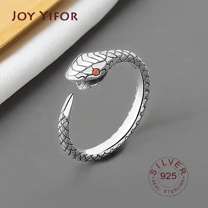 Bague serpent géométrique en argent pour femme élégante occassions spéciales soirée fête alliance mariage
