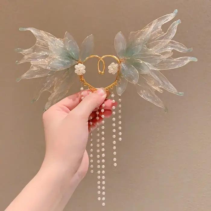 Boucles d'oreilles vintage chic sirène princesse