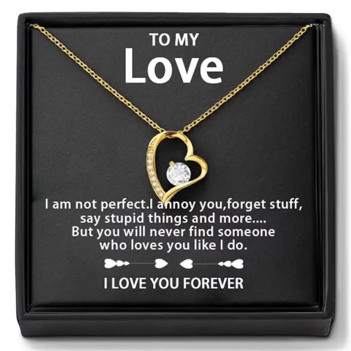 Pendentif en forme de cœur romantique plaqué or ou argent pour femmes cadeau d'anniversaire noël saint valentin bijou d'amour