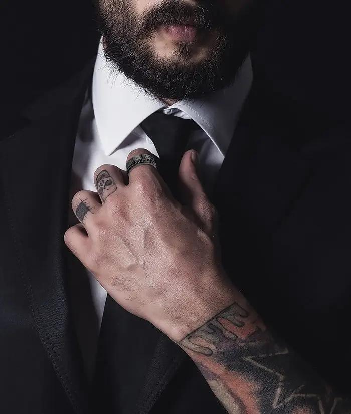 Bague en acier inoxydable nordique avec runes vikings pour hommes et femmes, bague spinner anti-stress et anxiété pour diverses occasions et cadeaux