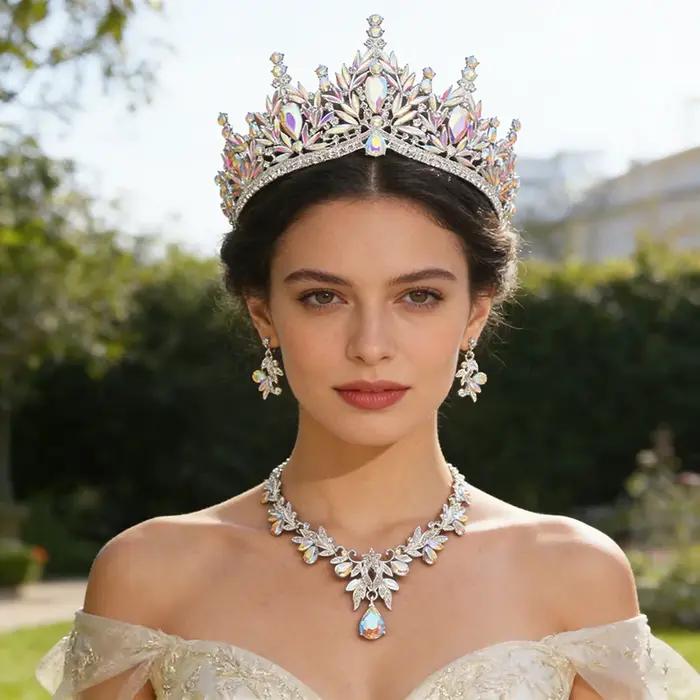 Parures de bijoux de mariée Princesse pour femmes : Couronnes