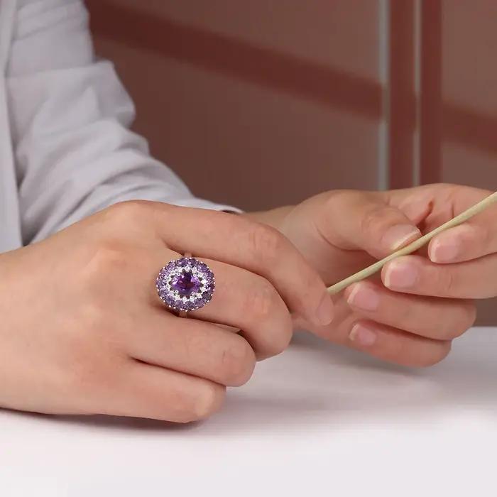 Bague élégante en argent sterling 925 pour femmes
