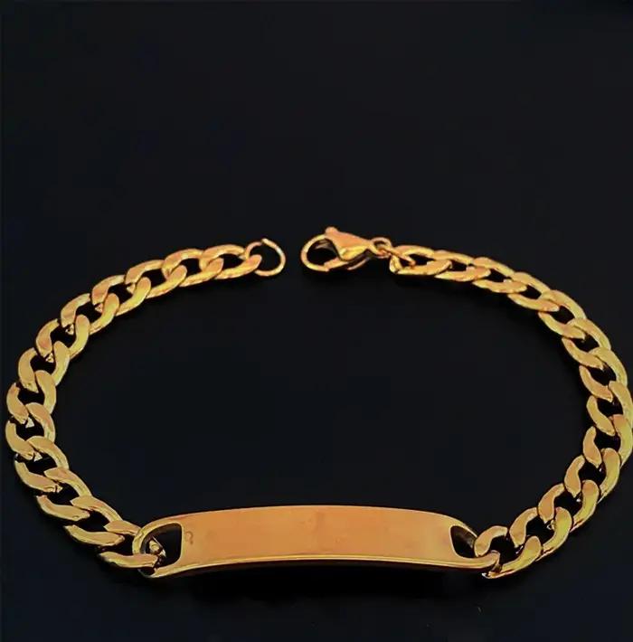 Bracelet de notes personnalisé en acier inoxydable