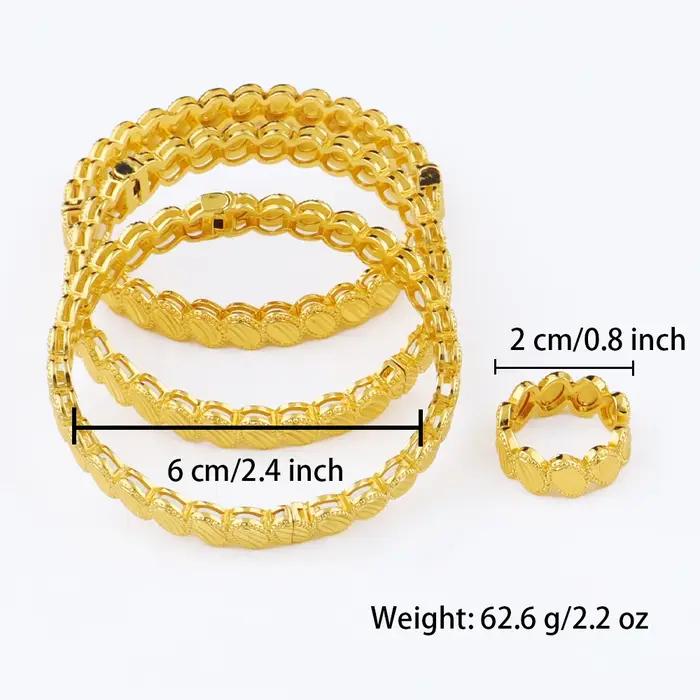 Bracelet bohème en or dubaï 24k pour femmes