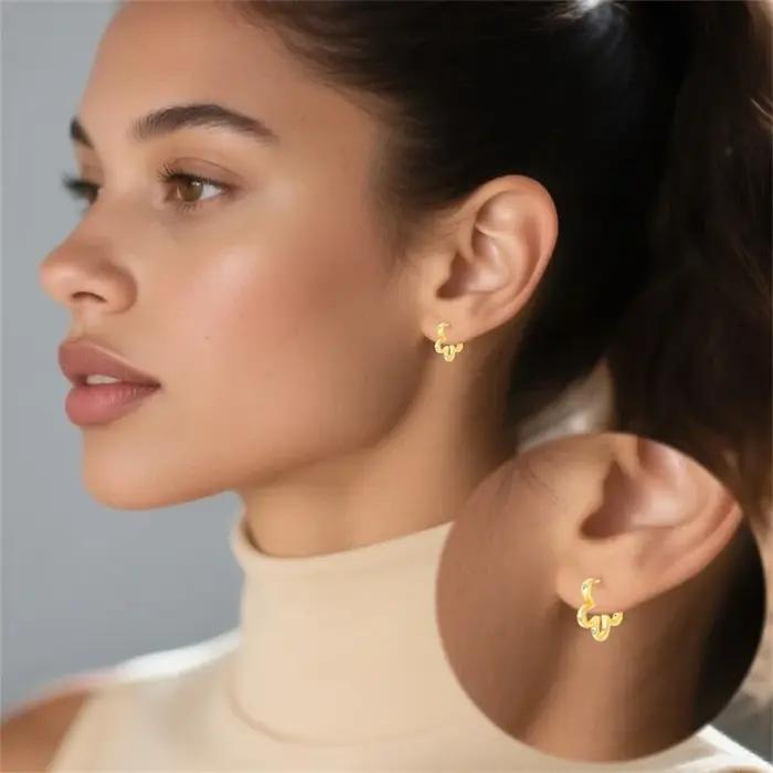 Nouvelles boucles d'oreilles pour femmes en argent sterling 925