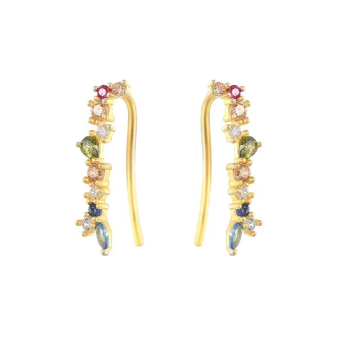 Grimpeur d'oreilles en argent sterling 925 - Oreilles sur chenilles