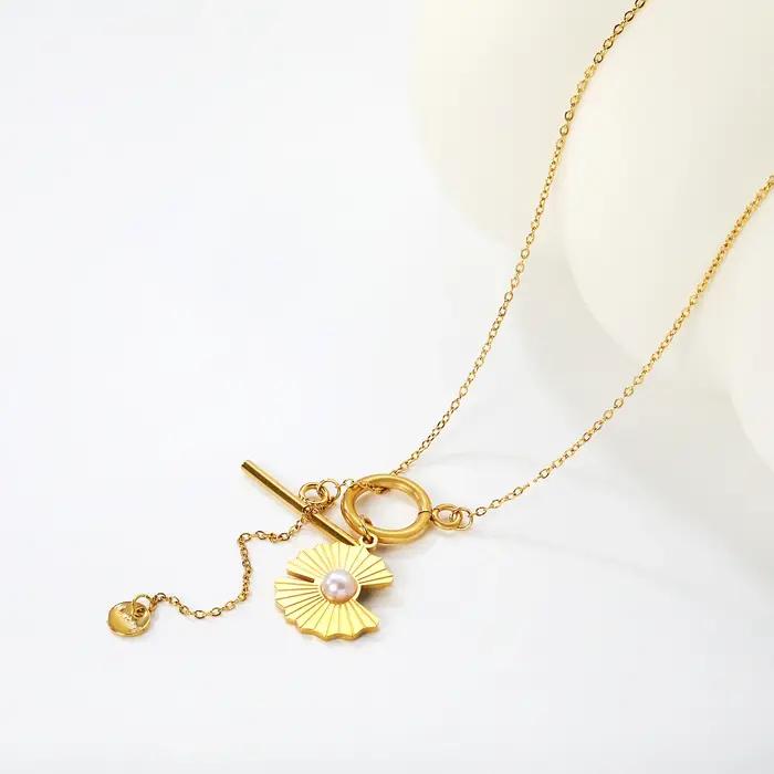Pendentif de luxe en perles d'imitation pour femmes