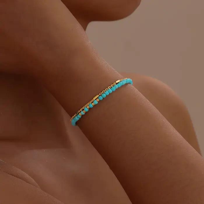 Bracelet turquoise pour femmes