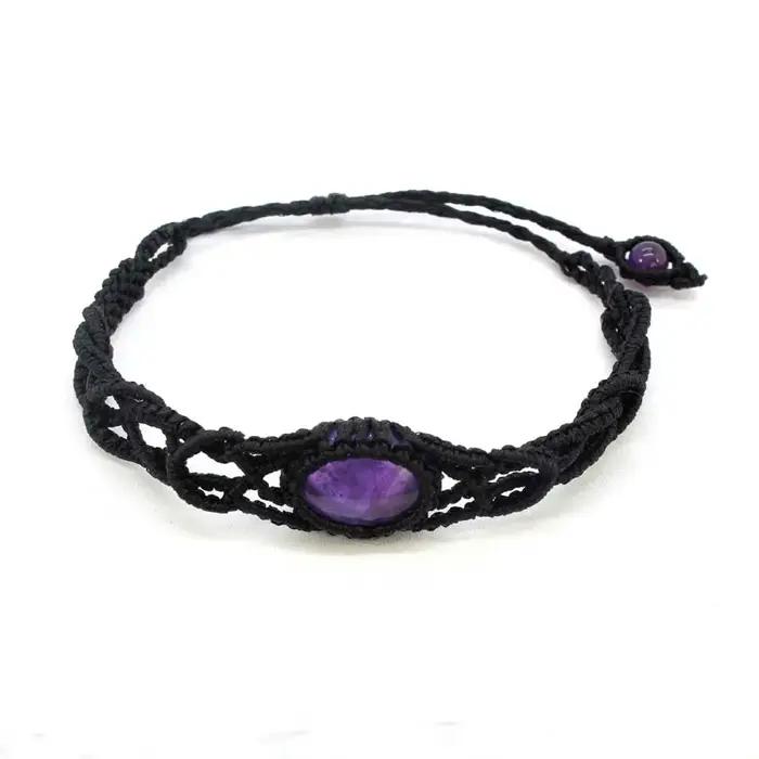 Bracelets en macramé tressés à la main pour filles