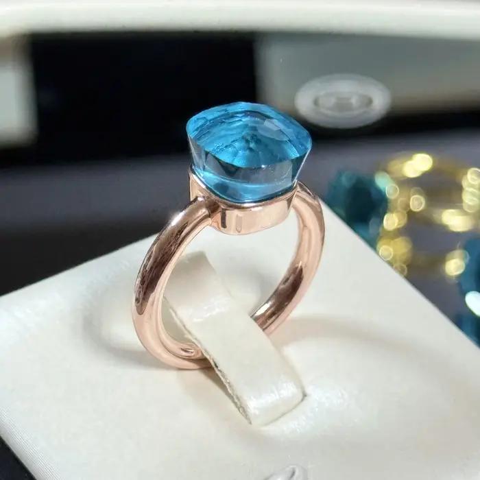 Bague en cristal empilable classique pour femme