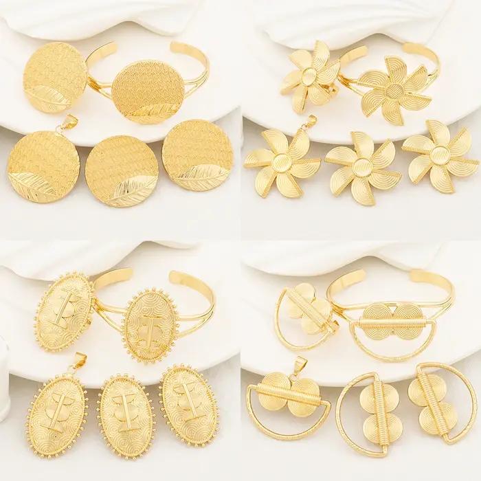 Ensembles de bijoux plaqués or pour femmes