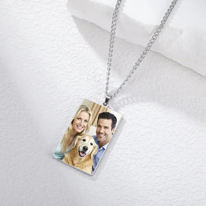 Charmant collier personnalisé imprimé en couleur
