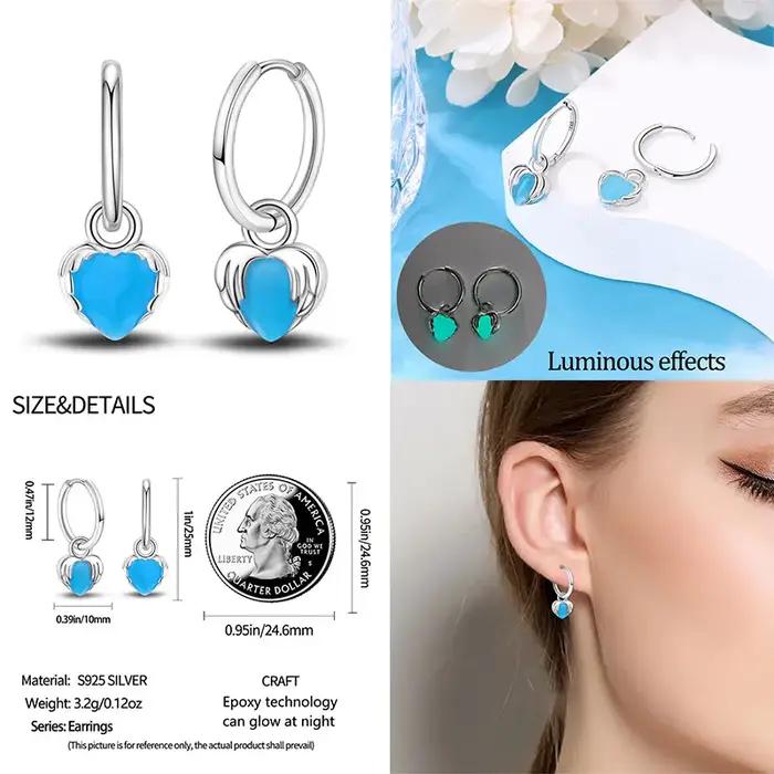 Boucles d'oreilles chat scintillant coloré en argent 2023 véritable