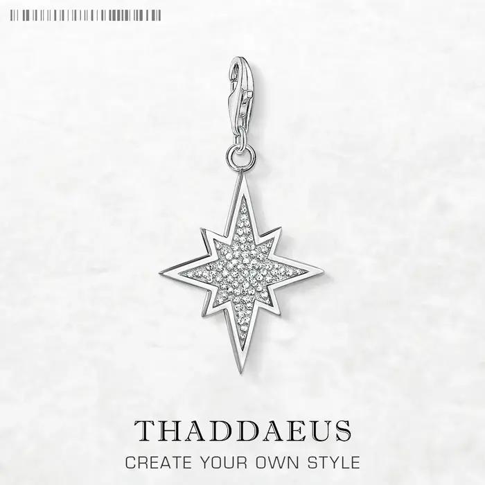 Pendentif à breloque étoile brillante en argent Sterling pur 925, bijoux à la mode pour femmes et ho