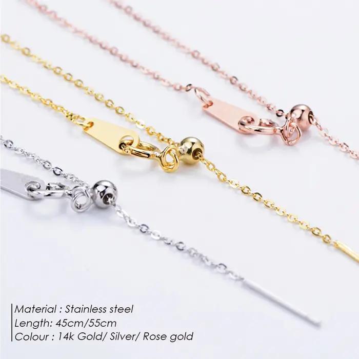 EManco – collier pendentif longue couche réglable