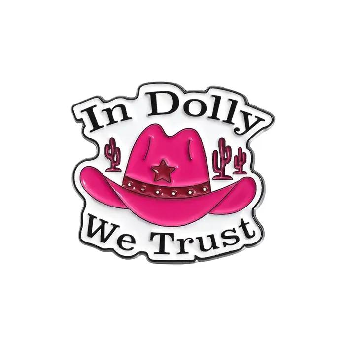 What Would Dolly Do Émail Pin In Dolly We Trust Brooch