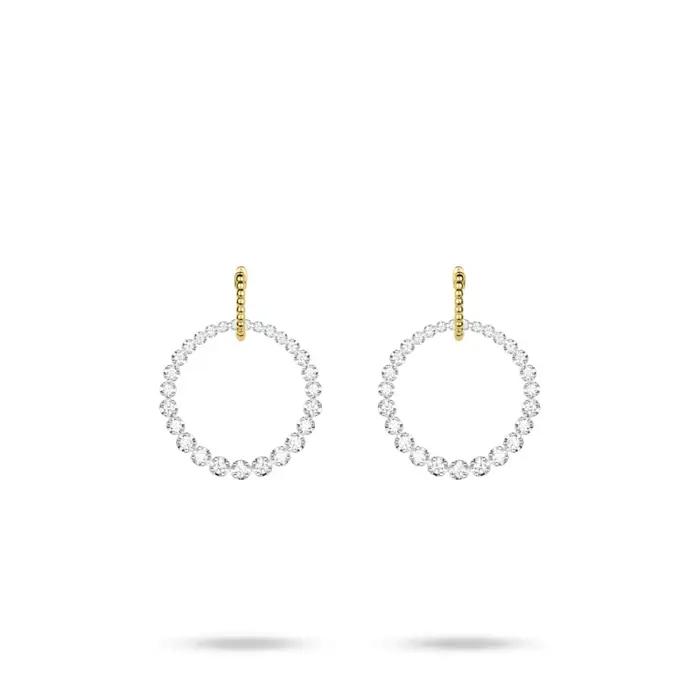 Bellux-Boucles d'Oreilles Synthétiques Plaquées Argent 925