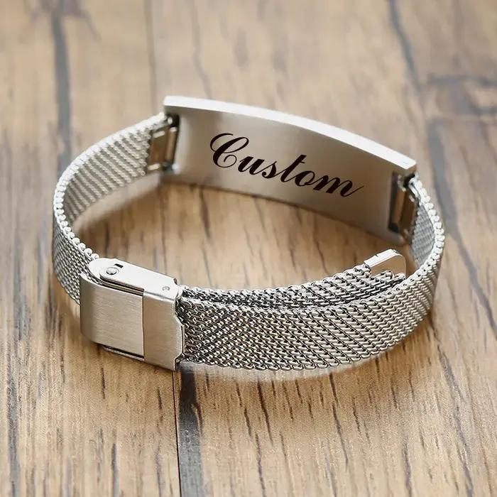 Bracelet en maille personnalisé pour femmes