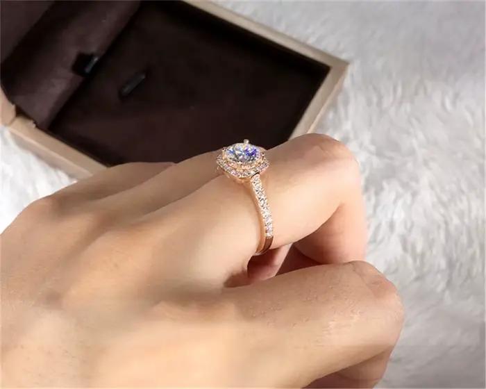 CC Bijoux bagues de mode pour femmes bague de luxe couleur or carré pierre Anneau Bijoux de fiançailles Bague de mariage de mariée CC627