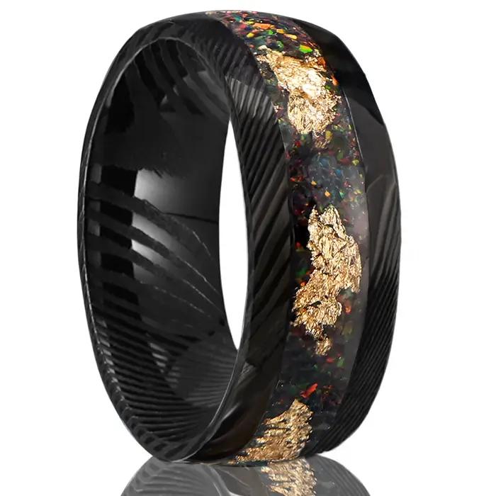 Bagues homme punk bijoux tendance parejas opale goth bague anillos pareja y2k accessoires vintage