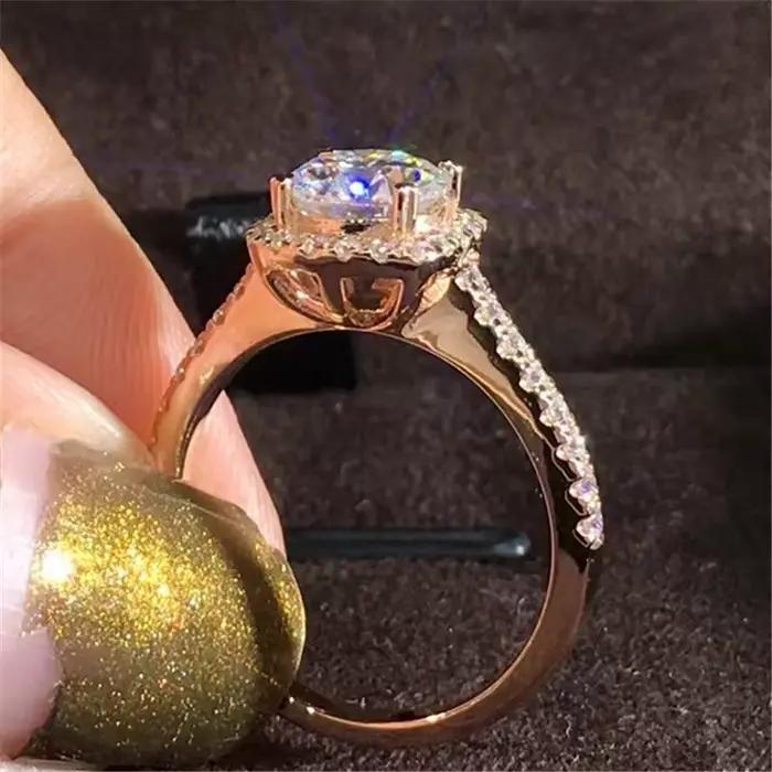 CC Bijoux bagues de mode pour femmes bague de luxe couleur or carré pierre Anneau Bijoux de fiançailles Bague de mariage de mariée CC627