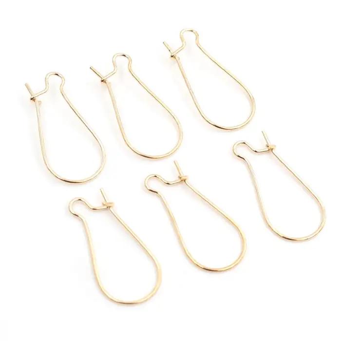 Crochets de boucle d'oreille en métal sans plomb et sans nickel pour bijoutiers et amateurs, couleurs vives et tailles variées pour créations personnalisées et occasions spéciales