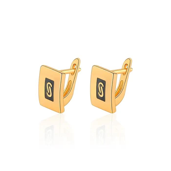 Boucles d'oreilles à Clip plaquées or 21 carats, bijoux à la mode arabe, Oman musulman Vintage, bijo