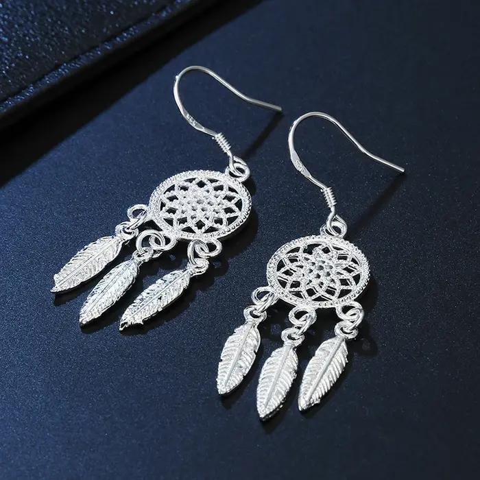 URMYLADY – collier et boucles d'oreilles en argent Sterling 925 pour femmes