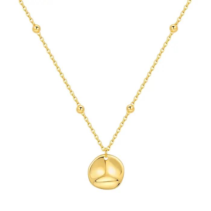 Orstarry – collier avec pendentif en argent Sterling 925, or 18 carats, Design Original, pour femmes