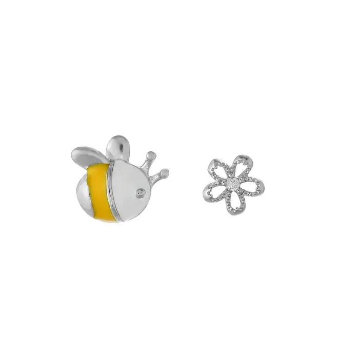 REETI – boucles d'oreilles abeille en argent sterling 925 pour femmes