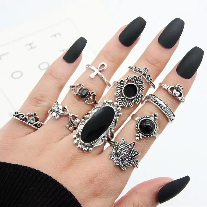 Bagues Vintage en Argent et Or pour Femme