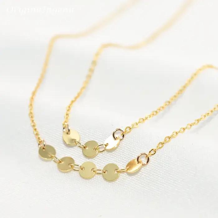 Collier de pièces de monnaie double couche argent véritable 925 pour femmes occasions spéciales soirée élégante à offrir
