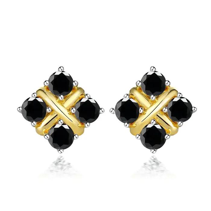 Boucles d'oreilles Moissanite Stub pour femmes, Boucles d'oreilles Gra Moissanite, Boucles d'oreilles classiques en argent S925, Cadeau, VVl's, 3mm, 0.1 carats, 4 pièces