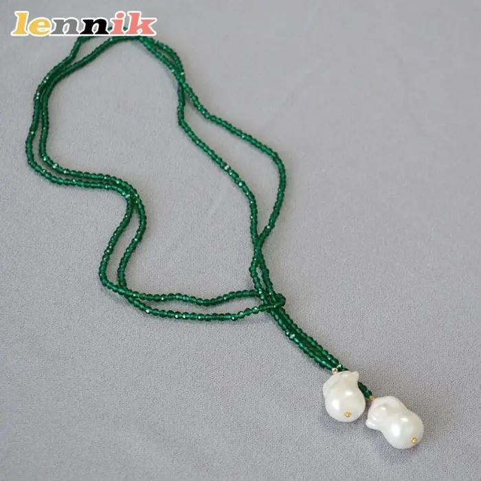 LENNIK Collier de perles baroques