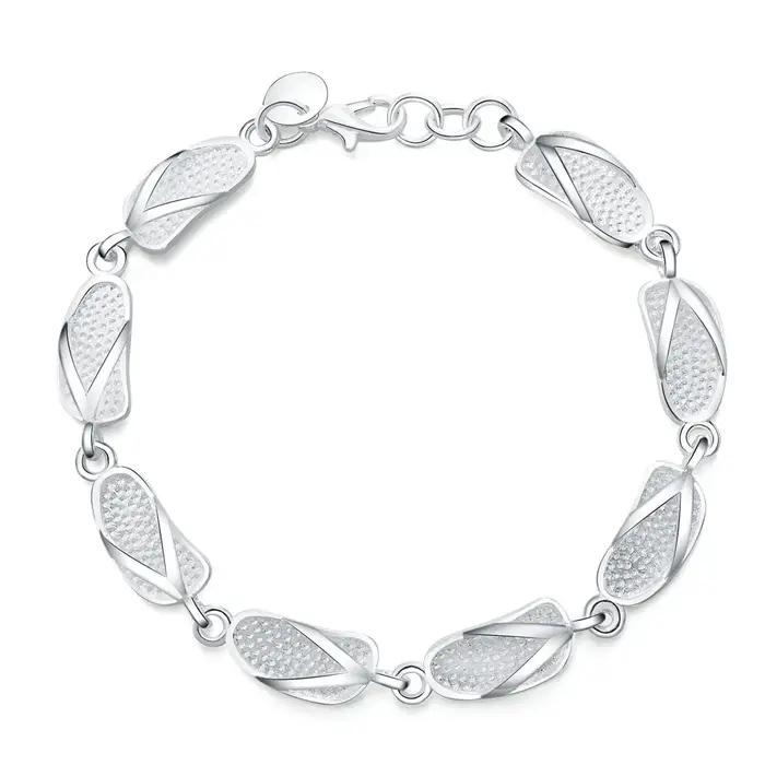 Bracelet chaîne en argent Sterling 925 pour femmes